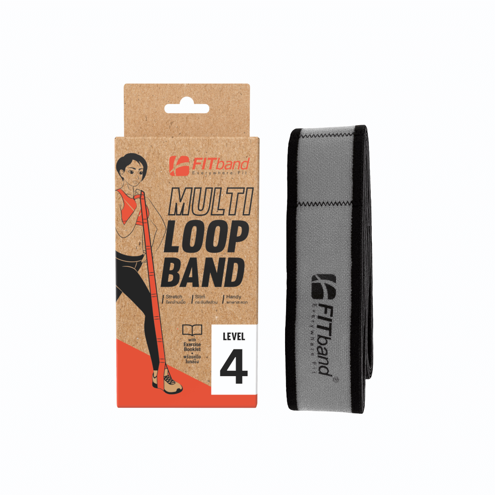 ยางยืดออกกำลังกาย FITBAND แบบ 9 ห่วง ระดับ 4 แรงต้าน 8.0 กิโลกรัม_0